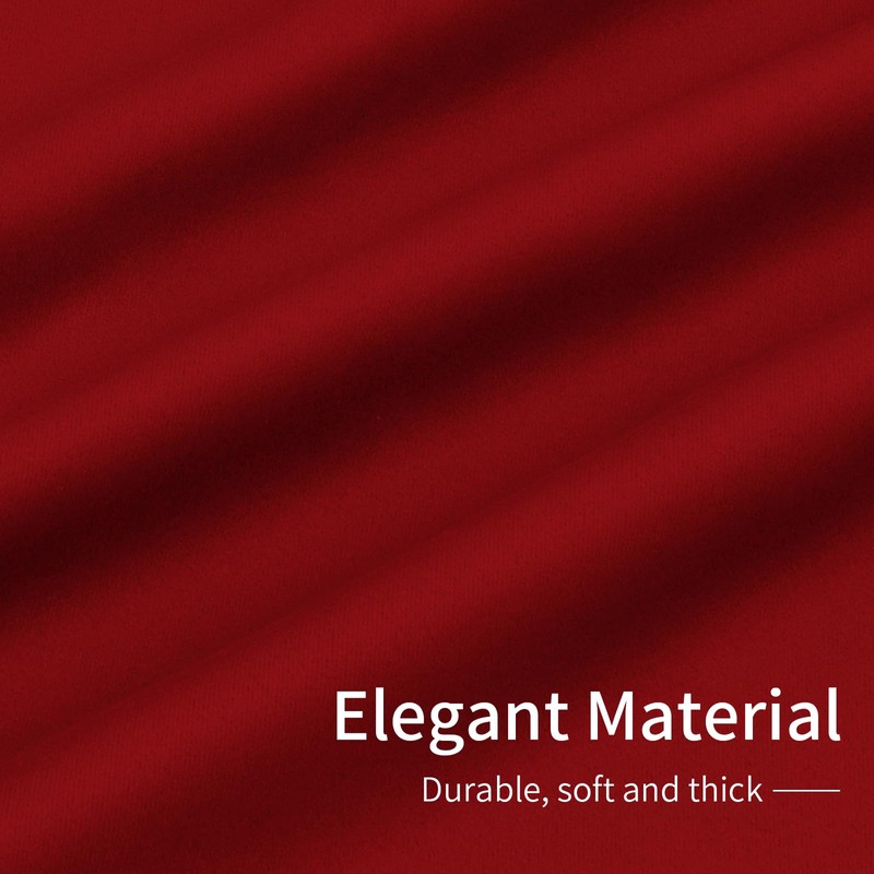 Easy-Going Blackout Curtains for Bedroom, Solid Thermal Insulated Grommet and