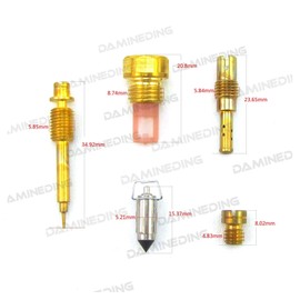 4 X 1980-83 Carburetor Rebuild Kit gl1100 goldwing with 1 Air Chamber Plenum for 83 honda goldwing gl1100