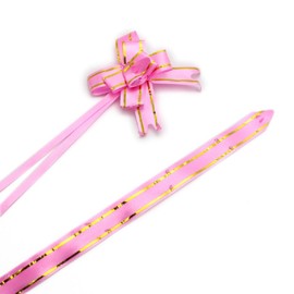 AB-Fashion07 Gift Bows for Decorating, Pull Bow, Embellishment or Crafts Sizes (Pink, Approx. 10 x 12 cm)