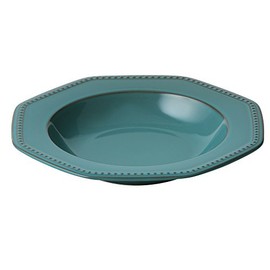 k-ai ROOTS 906610 Colinne, 10.2 inch (26 cm) Pasta Bowl, Azure