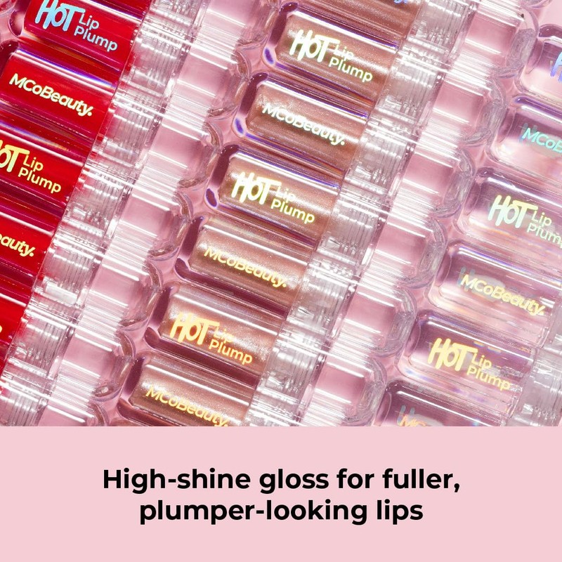 MCoBeauty Hot Lip Plump - High-Gloss Lip Enhancer, Cinderella, Vegan,