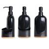 KOOK TIME Soap Dispenser, Black PUMP_DISPENSER, Practical Dish Soap Organizer
