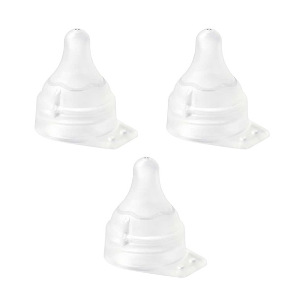 Breast Milk Feeling Direct Nipples, Low Burden and Large Flow Rate Pigeon Set of 3