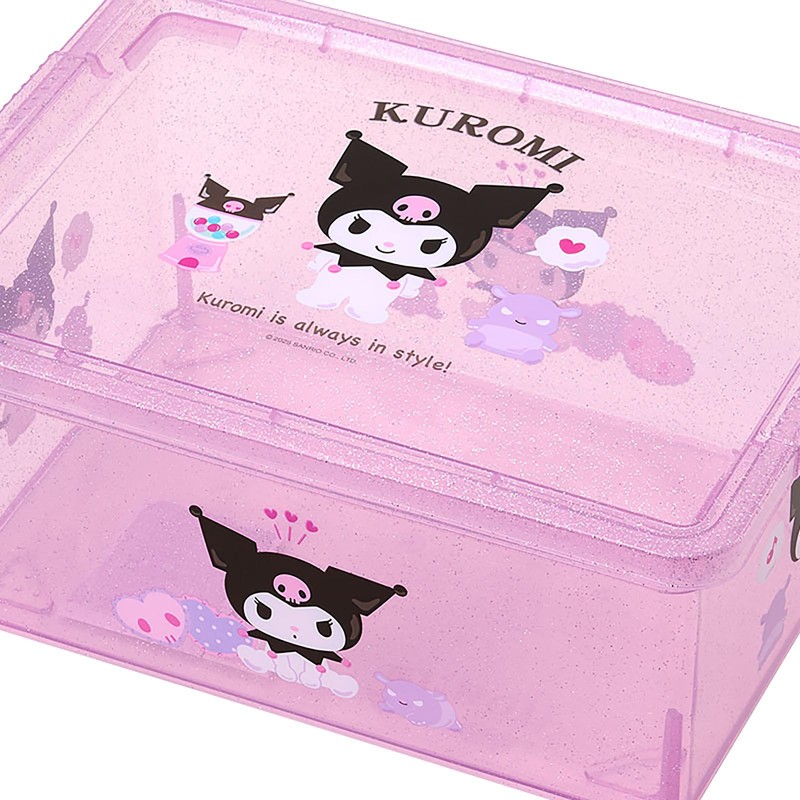 Sanrio Storage Box S Kuromi Stacking Organizer 722341