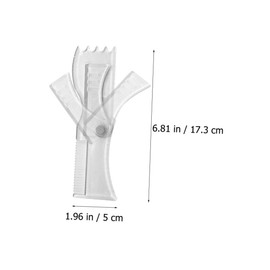 Baluue Mustache Pen Set Grooming Kit Beard Brush Shaver Guard Stencil and Pencil for Realistic Styling