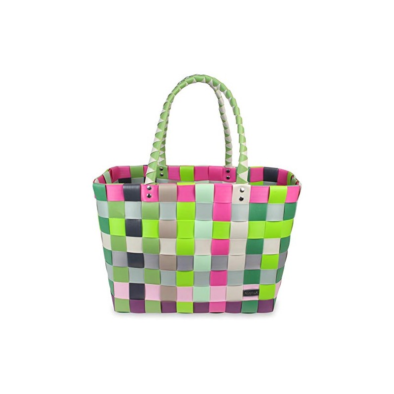 normani Plastic Wicker Basket Ideal as a Shopping or Beach