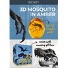 Jurassic 3D Mosquito in Amber Resin | True 3D Original