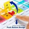 7 Day Pill Organizer 2 Times A Day-Weekly Pill Box
