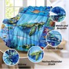 BNREDA Cuddly Blanket, Turtle, Animals in the Ocean, Fluffy Flannel