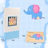 8pcs Wooden Puzzles for Toddlers 1 2 3 4, Toddler