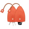 Moioee Car Key Case, 2PCS Creative Pull-Out Key Sleeve Keychain