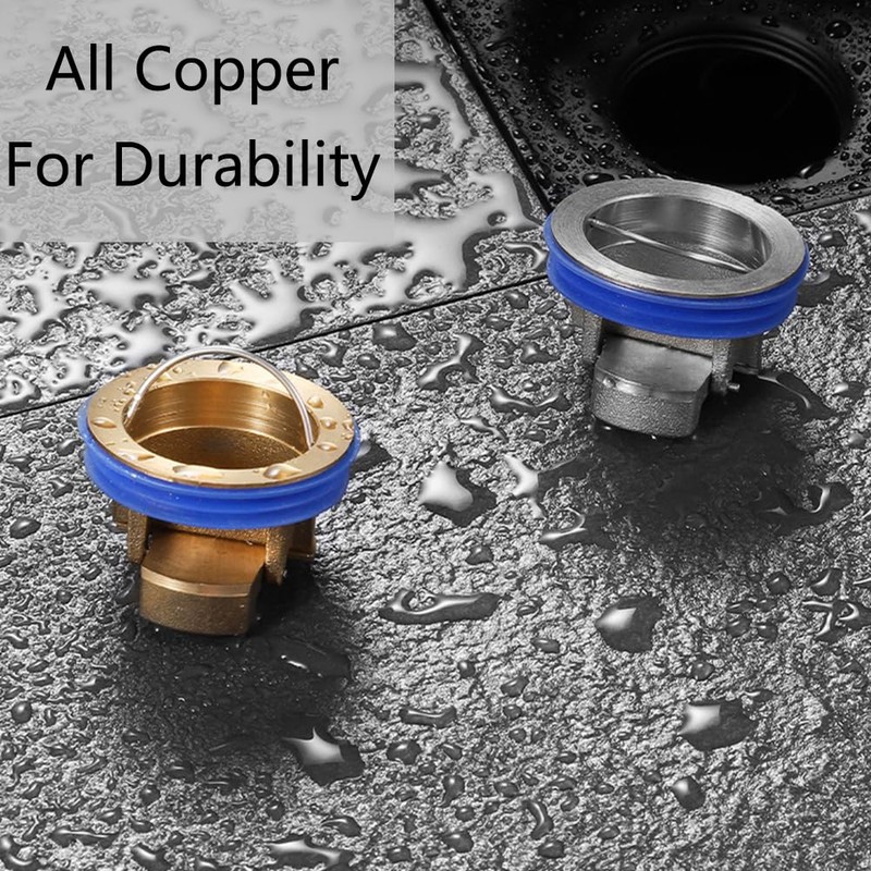1Pcs Shower Floor Drain Backflow Preventer, Drain Valve Sewer Core,