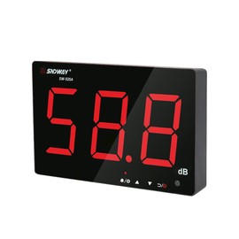 Digital Sound Level Meter, Sound Level Meter, High Accuracy, Alarm Built-In Alarm, Real-Time Measurement, Quick Measurement, Sound Level Meter, Wall Mountable, Japanese Instruction Manual Included