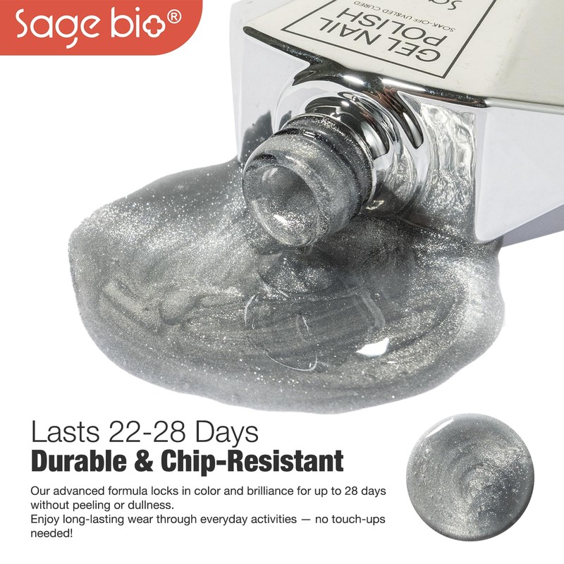 SAGEBIO Multifunctional Cat Eye Gel Nail Polish, No Base or