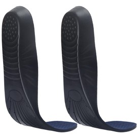 Plantillas de espuma viscoelástica para zapatos para hombres y mujeres niños, negro/azul marino S (mujeres 5-6/niños 2-5)