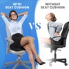TushGuard Seat Cushion for Office Chair Memory Foam Non-Slip Cushion