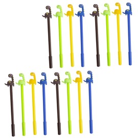 Operitacx 16pcs Black Gel Pen Come Pen Writing Pen Fun Pens Office Stationary Students Stationary Pen for Kids Pen for Student Dinosaur Pen Signature Pen Adorable Pen Plastic Cartoon