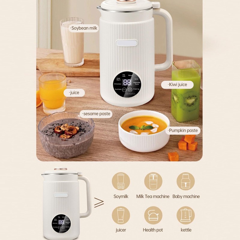 Irishom Nut Milk Maker, Soy Milk Maker Programmable Blender with