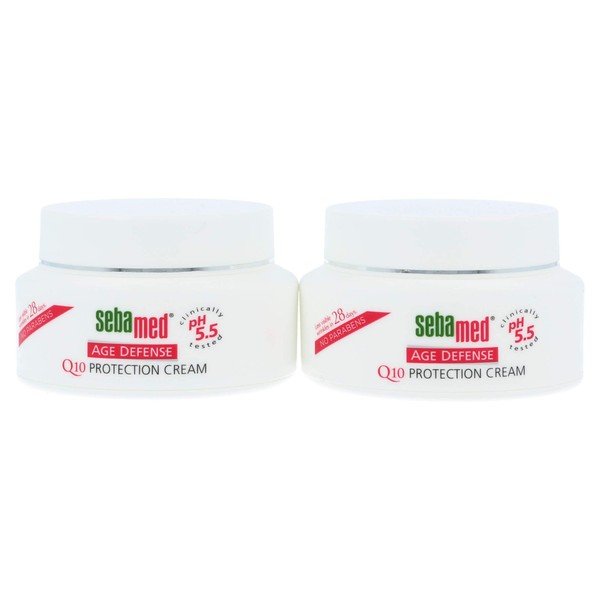 Sebamed Q10 Protection Age Defense Face Cream 1.69 Fluid Ounces (50mL) Pack of 2