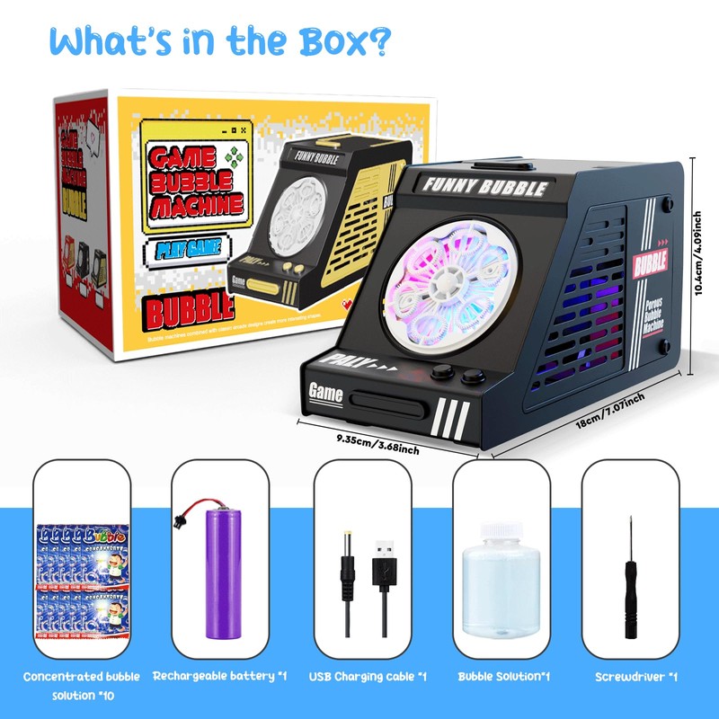 Panacare Bubble Machine, Automatic Bubble Machine 20,000 + Bubbles /