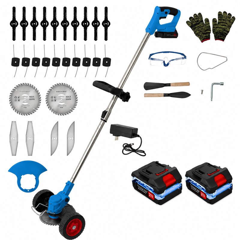 Cordless Grass Trimmer for Lawn & Garden Care – 21V