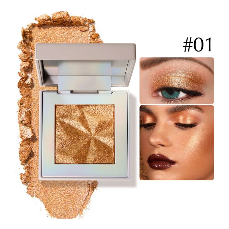 Artmiss Lluminador Compacto Polvo Ultrafino No Marca Poros