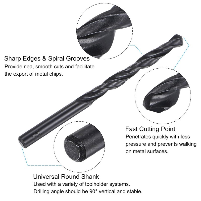 sourcing map Metric Tap and Drill Bit Set, M9 x