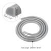 uxcell Flexible Molding Trim, 98 Inch Flexible Quarter Round Molding