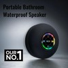 Suction Cup Waterproof Bluetooth Speaker LED Light Light Waterproof Bathroom