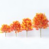 2 Pcs Miniature Maple Tree Model Decoration for Micro Landscaping