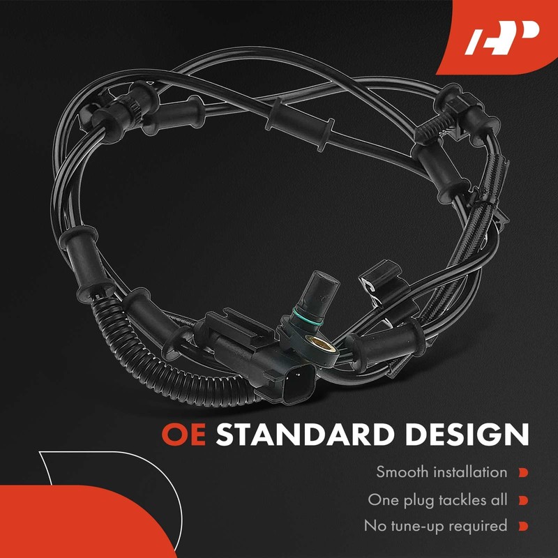 A-Premium Sensor de velocidad de rueda ABS compatible con Ram