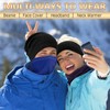 Winter Neck Warmer Face Ski Mask: 4 Pack Neck Gaiter