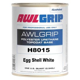 Awlgrip Premium Polyester Urethane Top Coat Quart, Eggshell White (L)