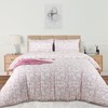 Utopia Bedding Utopia Bedding Double Vines Coral Print Duvet Cover