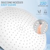 KINLIV 16 inch Ceiling Round Rain Shower Head Brushed Nickel