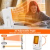 Verminget Portable Space Heaters for Indoor Use,Desktop Heater with 900W