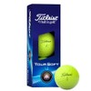 Titleist Golf Balls 24 Tour Soft YELLOW 3P T4114S-3PJ Sleeves