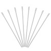 sourcing map 8 Pcs Stainless Steel Cocktail Picks, 4.33" Martini