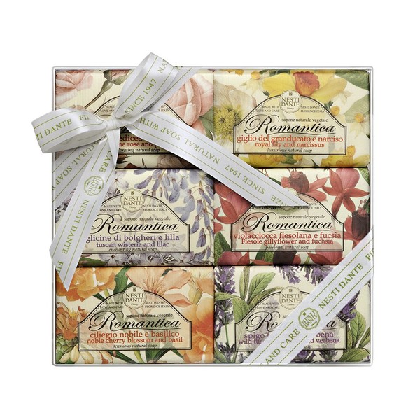 Romantica Floral 6 Soap Gift Set