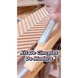 Juego Cincel Madera Tallado Carpintero Formon Gubia Kit 10pz