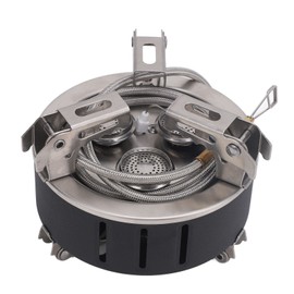 Camping Gas Stove 7800W Electronic Ignition Windproof 3 Heads Butane Gas Stove for Outdoor Cooking Picnic Camping Hiking