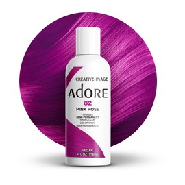 Adore Adore Shining Semi Permanent Hair Colour, 82 Pink Rose