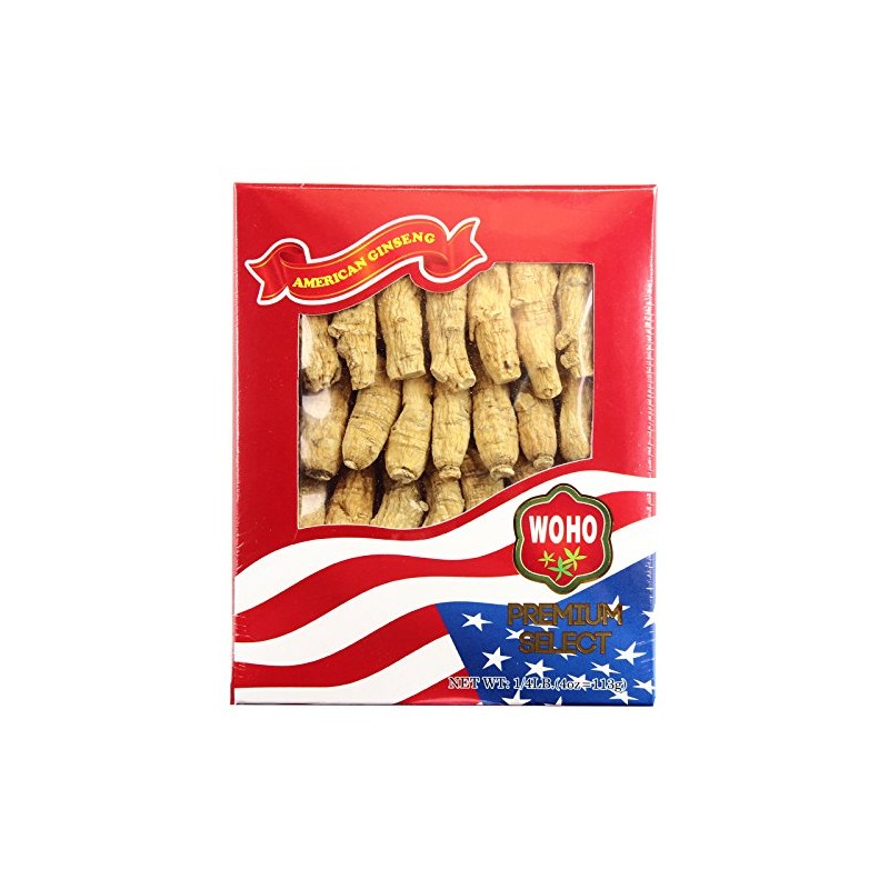 WOHO #132.4 American Ginseng Half Short Medium 4oz Box