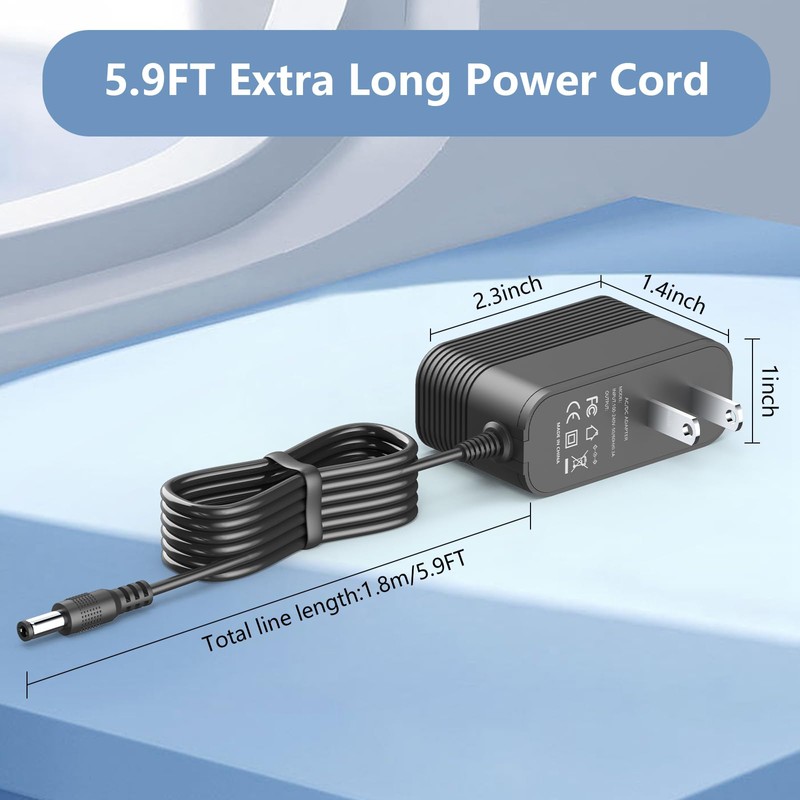 24V 1A Charger for Dreo Fan Replacement for Dreo PolyFan