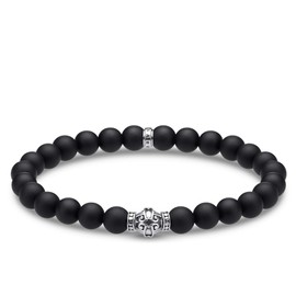 Thomas Sabo A1942-704-11 Bracelet Ornament Black 925 Sterling Silver, Precious metal, Glass