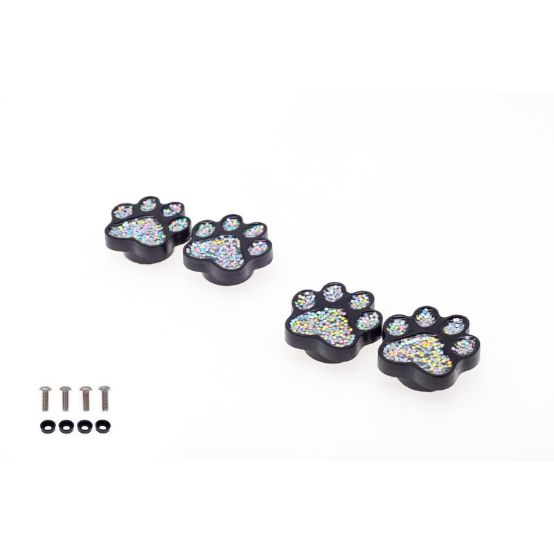 FD&D Multiple Use Shining Screw Cap, Paw Pattern with M5/M6