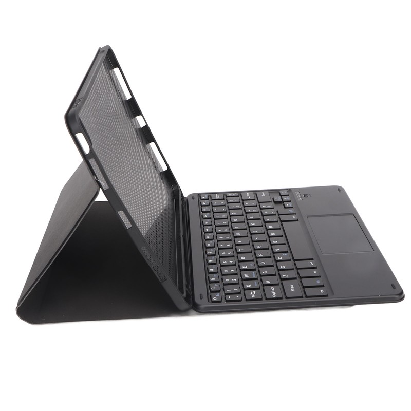 Wireless BT Keyboard Case Magnetic Connection Black USB C Charging