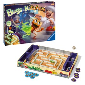 Ravensburger Special Edition Glow in the Dark Bugs in the Kitchen Board Game for Kids Age 6 Years Up - 2 to 4 Players