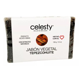 Celesty Kit 10 Pzs Jabón Vegetal Tepezcohuite Quemaduras 100g