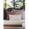 Crumbs Home Modern Farmhouse Fall Linen Indoor Outdoor Throw Pillow